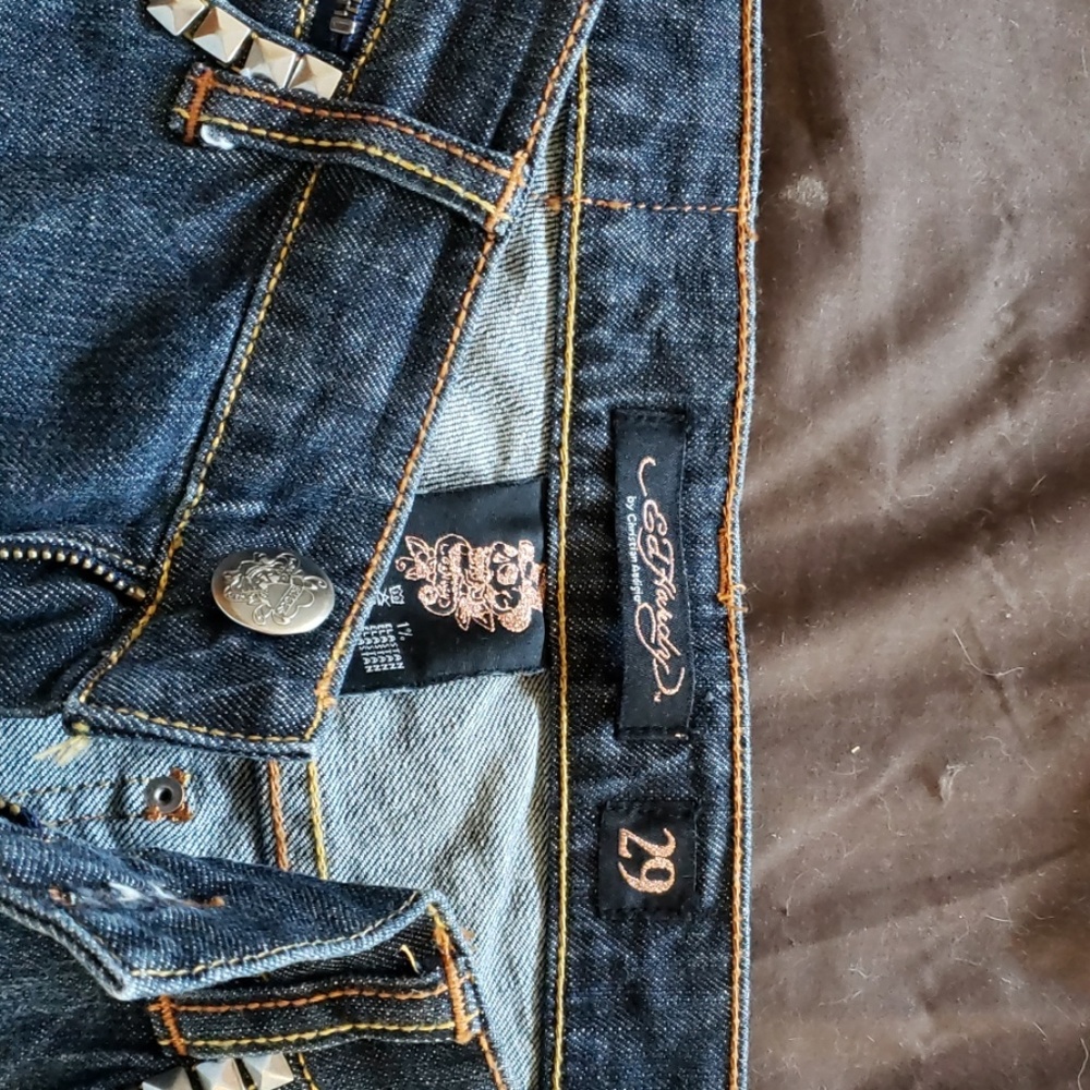 Ed Hardy Skull jeans.